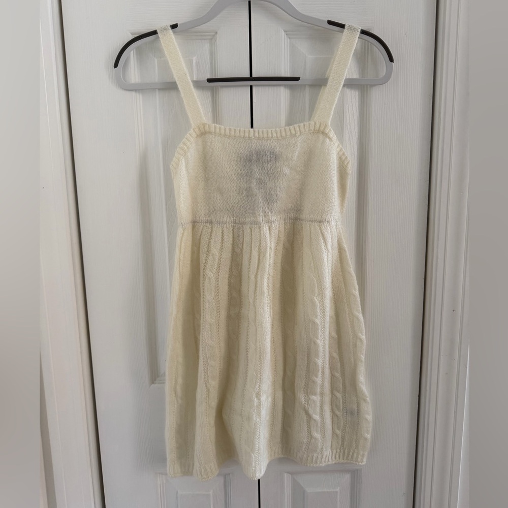 Brandy Melville Cream Knit Dress